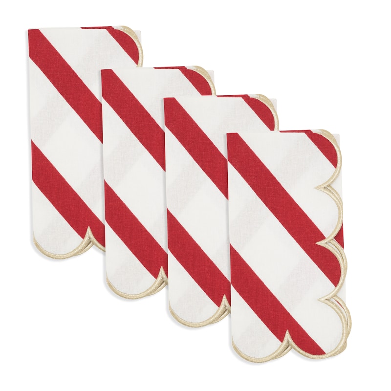 Scalloped Napkin (Set of 4) - 20"x20"