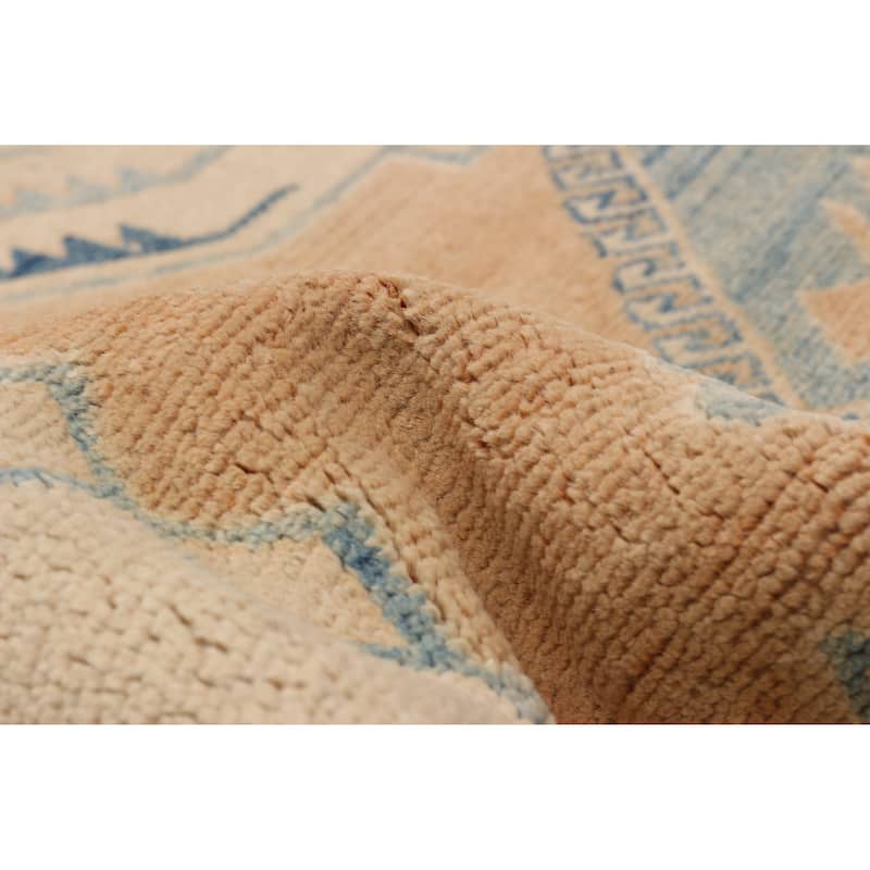 ECARPETGALLERY Hand-knotted Finest Ghazni Copper, Tan Wool Rug - 7'2 x 10'4