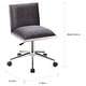 preview thumbnail 7 of 5, Ceto Contemporary Fabric Height Adjustable Office Desk Chair by Furniture of America