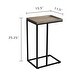 preview thumbnail 4 of 9, COZAYH Farmhouse C Table End Table, Distressed Beaded Edge Tray Top Side Table