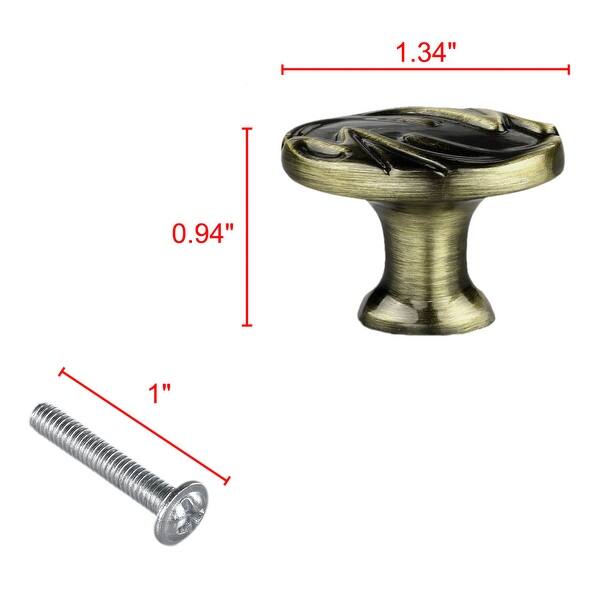 Shop 6 X Vintage Oil Rubbed Bronze Cabinet Pull Drawer Handle Knob Kitchen Hardware Overstock 22710129