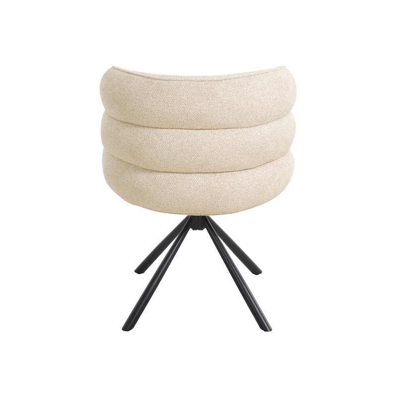 270° Swivel Home Office Desk Chairs Set of 2,Modern Dining Chairs, Upholstered Bedroom Chairs with Metal Base,Makeup Chair