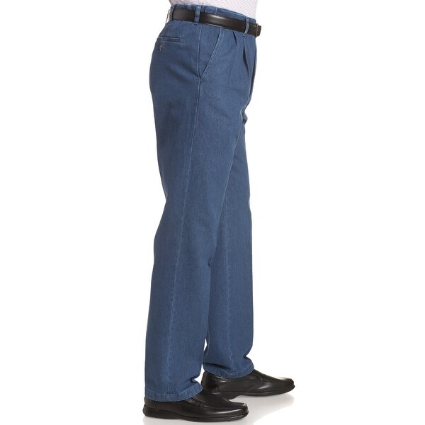 haggar pleated jeans