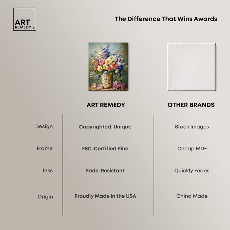 Chromatic Corolla Canvas by Art Remedy, Gallery Wrapped