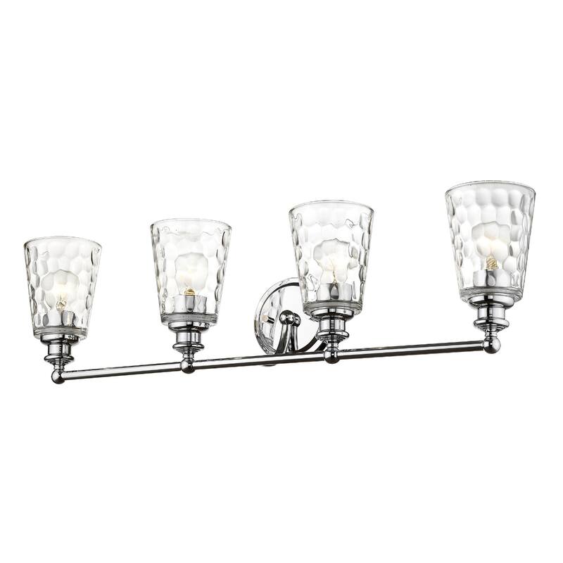 Modern Transitional Hardwired Wall Light with Reversible Mount and Clear Glass Shade LED Compatible