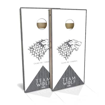Team Wolf Outdoor Cornhole Board Set