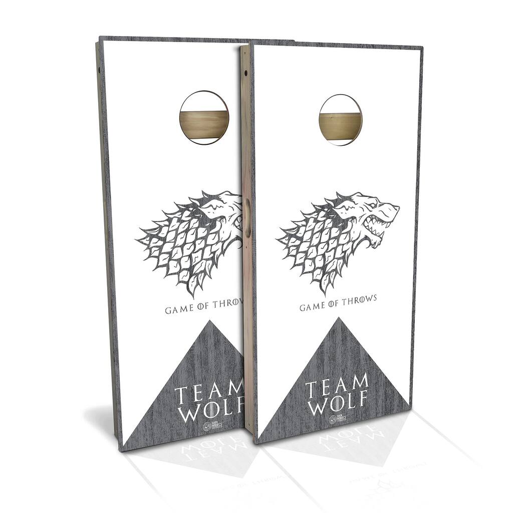 Team Wolf Outdoor Cornhole Board Set