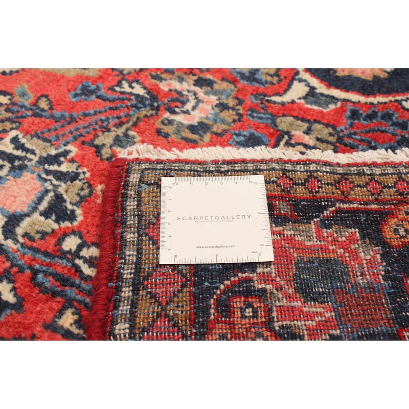 ECARPETGALLERY Hand-knotted Andelz Red Wool Rug - 4'0 x 6'6