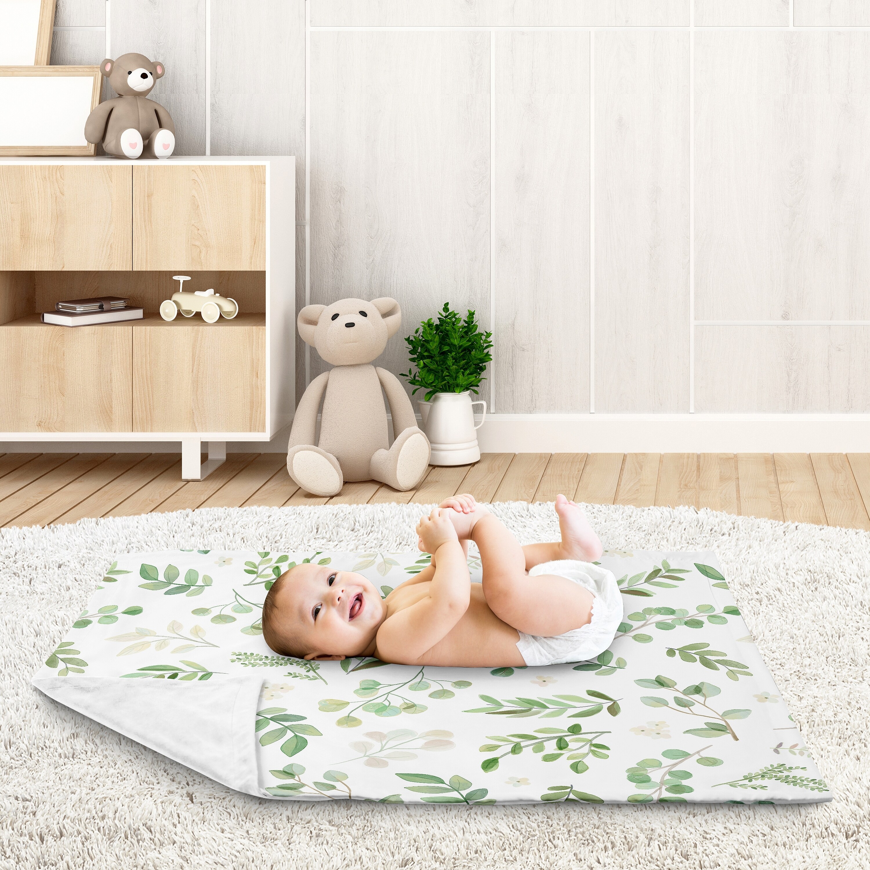 Botanical baby blanket online
