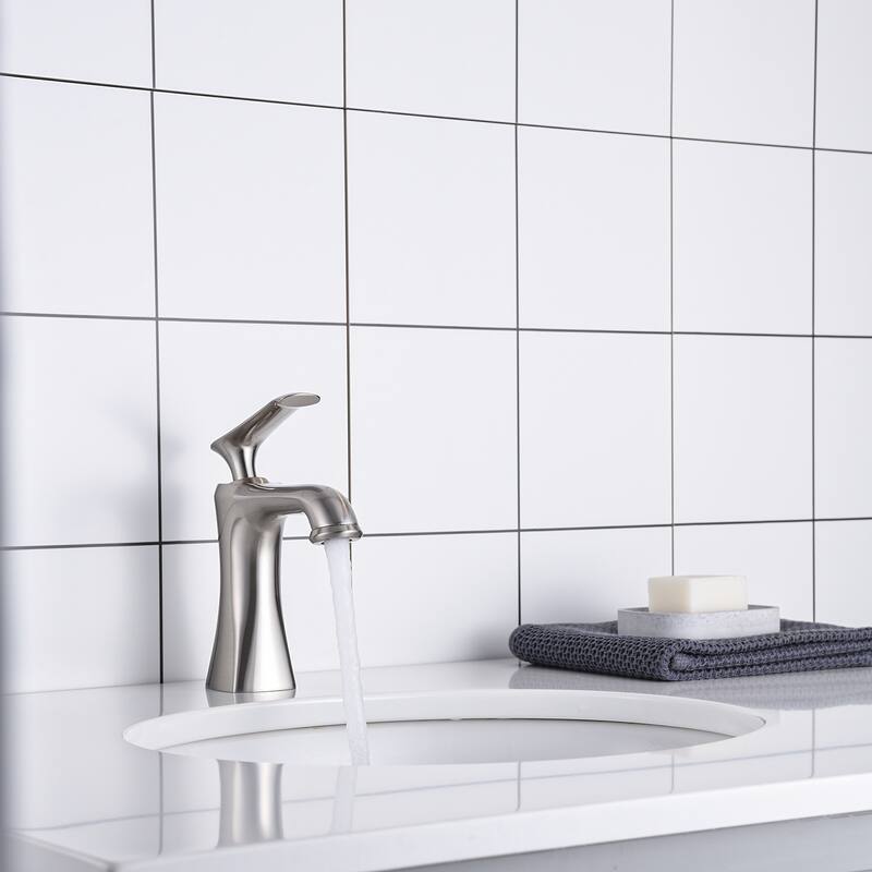 Proox Single Hole Lever Handle Bathroom Sink Faucet