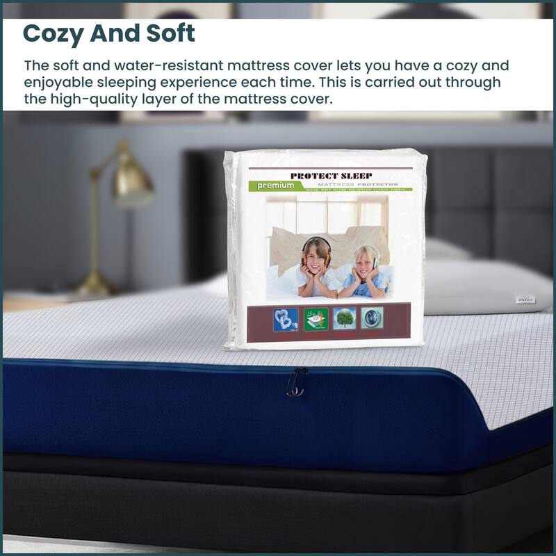 ONETAN, Mattress Protector, Ultra Soft-Premium Breathable and Noiseless Cover, Water Proof, Zippered.