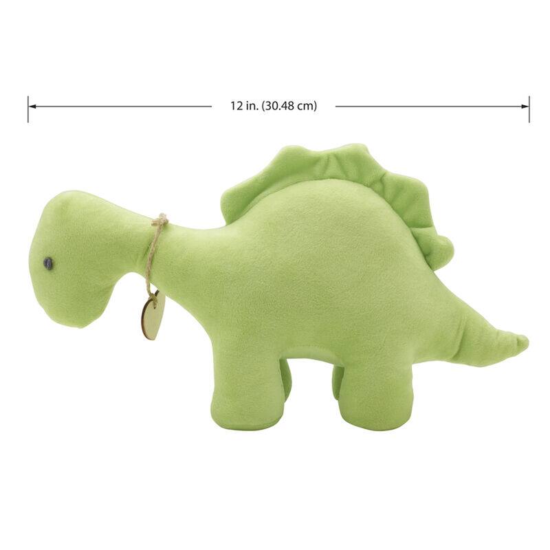 Elements Green Dinosaur Door Stopper, 12 Inch - N/A