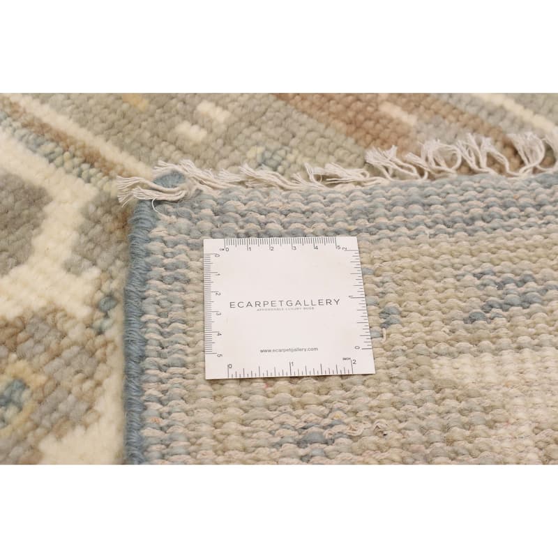 ECARPETGALLERY Hand-knotted Jules Serapi Dark Blue Wool Rug - 7'11 x 9'11