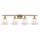 Option Brushed Brass / Matte White