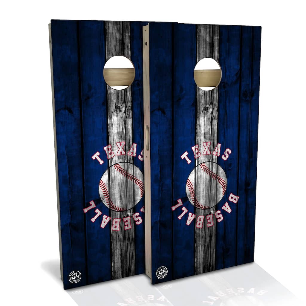 Texas Baseball Outdoor Cornhole Board Set