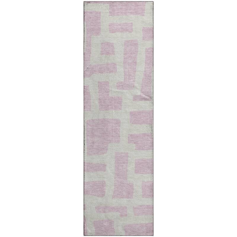 Premium Washable Super Soft Geo Maze Mayfield Rug