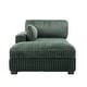 preview thumbnail 128 of 174, 41" W Plush Corduroy Chaise Lounge with Pillows