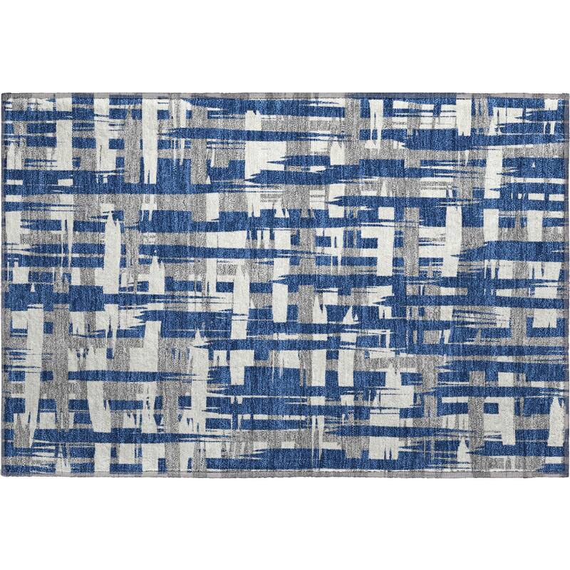 Premium Washable Super Soft Contemporary Plaid Mayfield Rug