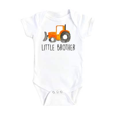 Construction Brother - Baby Boy Girl Clothes Infant Bodysuit Funny Cute Newborn