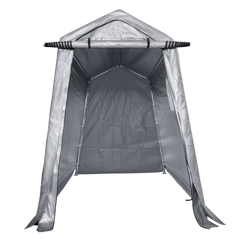 Heavy Duty Outdoor Storage Shelter Portable Garage Tent with Windows
