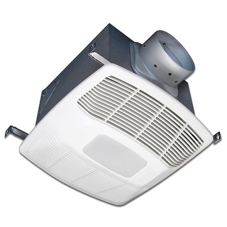 Air King EL80D 80 CFM 0.6 Sone Ceiling Mounted LED Light Dual Speed ...