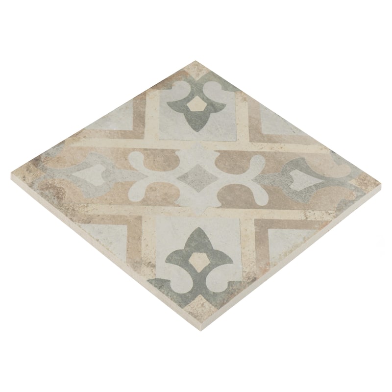 Merola Tile D'Anticatto Decor Laterza 8-3/4" x 8-3/4" Porcelain Floor and Wall Tile