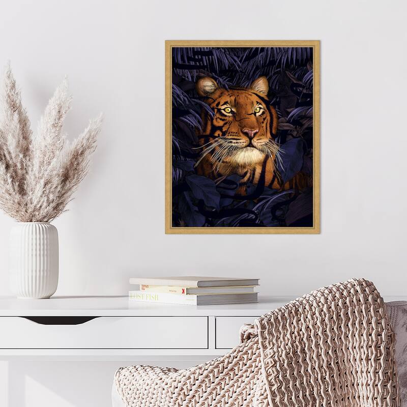 God Is a Weaver Colour Large by Ec Mazur Framed Canvas Wall Art