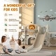 preview thumbnail 8 of 7, Qaba 9 in 1 Toddler Slide, Indoor Slide for Kids Ages 1-6, Car Themed Baby Slide with Basketball Hoop, Climber, Storage Space