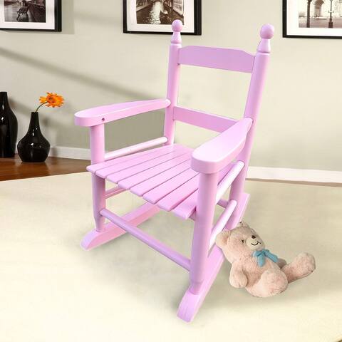 Wooden Children's Rocking Chair, Indoor or Outdoor Rocking Chair