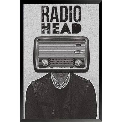 Radiohead Radio Framed Poster - 24 x 36 Inch