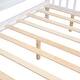 preview thumbnail 9 of 16, Full Size Wooden House Bed Kids Bed with 2 Drawers and Storage Shelf