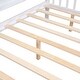 preview thumbnail 22 of 22, Wooden Full Size House Bed with 2 Drawers,Kids Bed with Storage Shelf,Gray