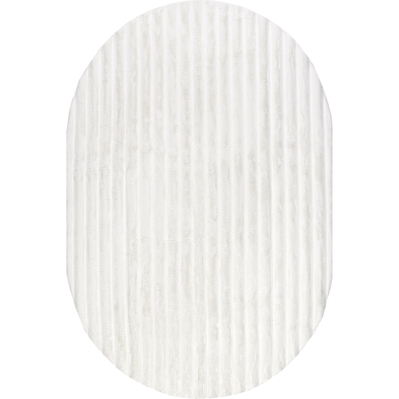 Nuloom Kai SuperiorWash Stripe Faux Rabbit Machine Washable Area Rug