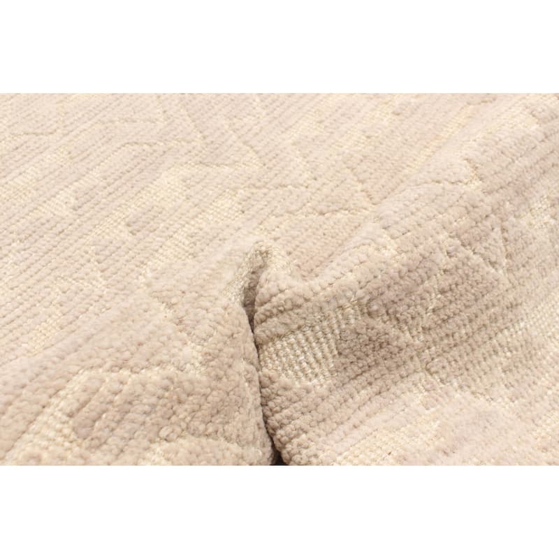 ECARPETGALLERY Hand-knotted Tangier Beige Wool Rug - 2'11 x 4'11