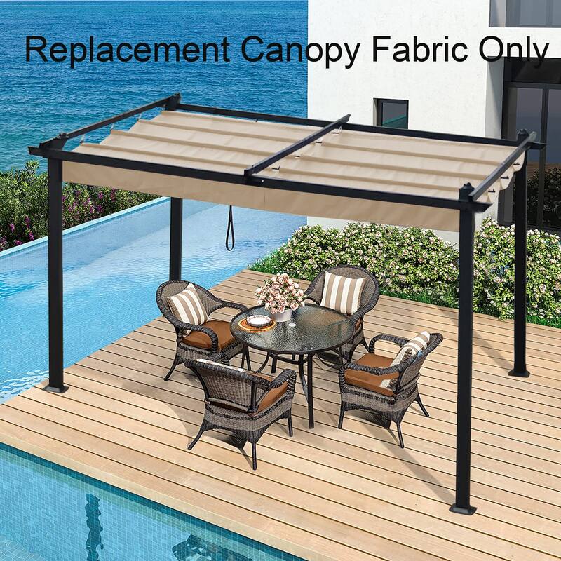 13 x 10 Ft Replacement UV-Protected Waterproof Pergola Canopy Cover