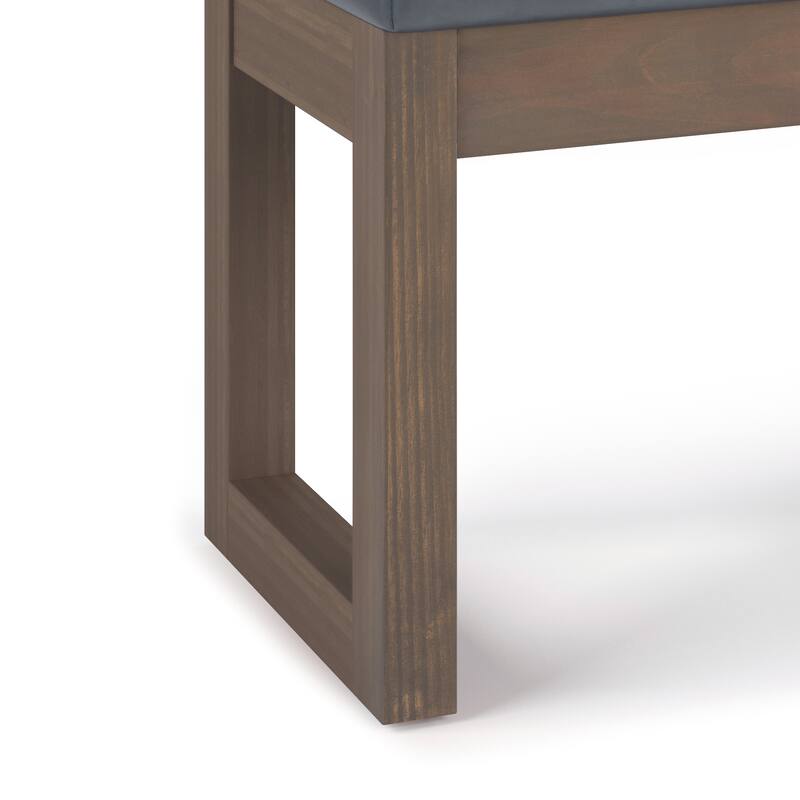 WYNDENHALL Madison 26 inch Wide Contemporary Rectangle Ottoman Bench