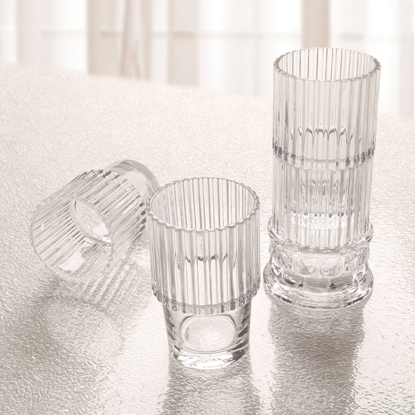 stackable drinking glasses