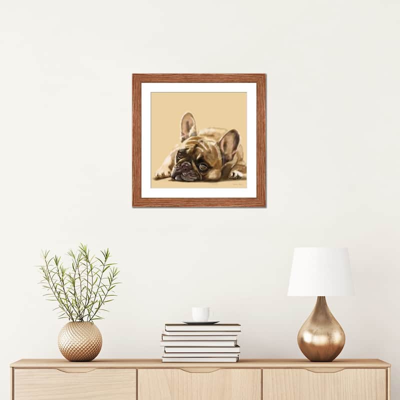 iCanvas "French Bulldog Resting" by Vicki Newton
