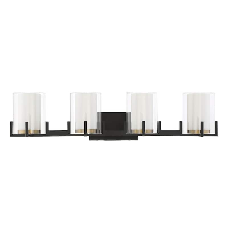 Savoy House 8-1977-4 Eaton 4 Light 33" Wide Bathroom Vanity Light