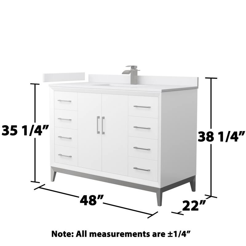 Wyndham Collection WCH818148S-VCA-UNSMXX Amici 48" Free Standing