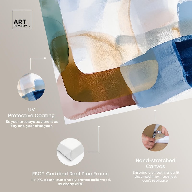 Contoured Calm I Canvas by Art Remedy, Gallery Wrapped