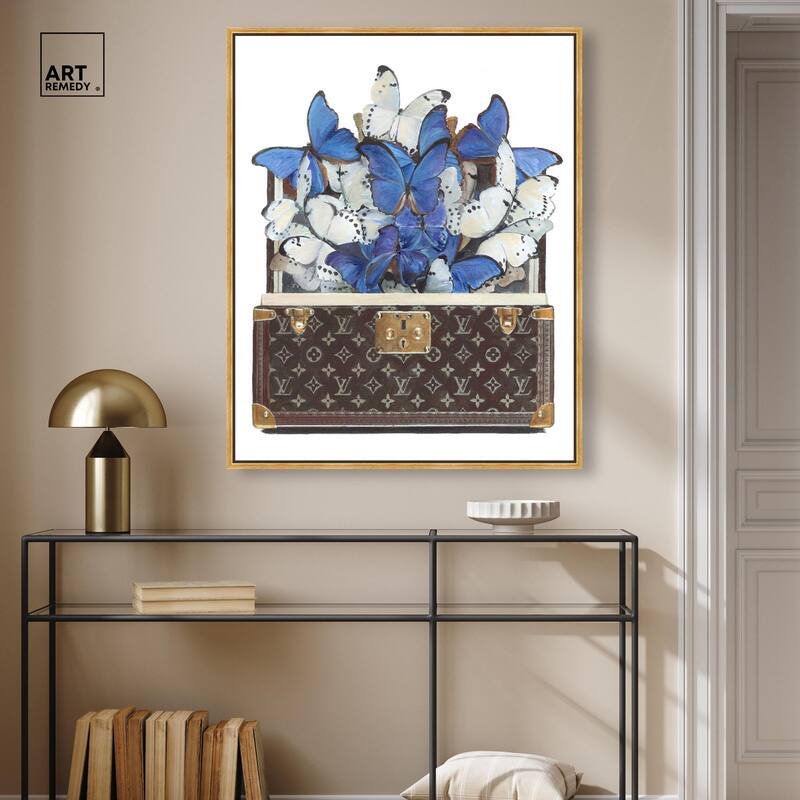 Luxurious Butterflies Canvas by Art Remedy