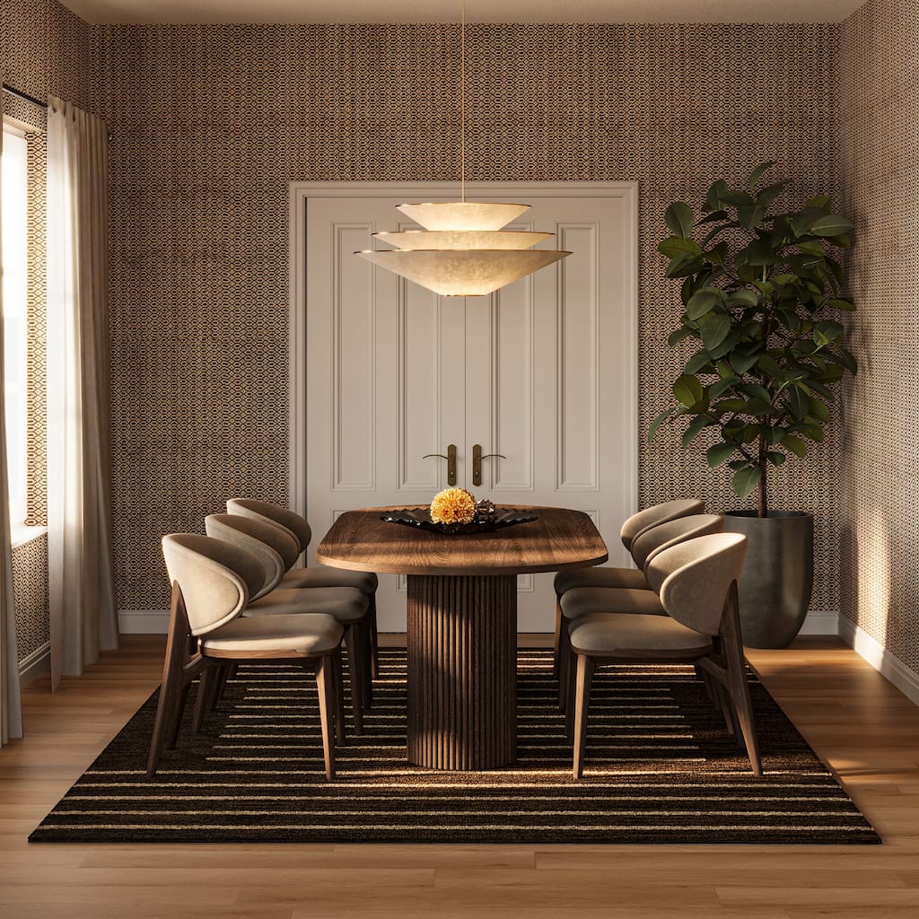 Carmeon Hamilton Solena Bohemian Geometric Wool Rug