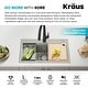 preview thumbnail 47 of 137, KRAUS Kore Workstation Drop-In Stainless Steel Kitchen Sink