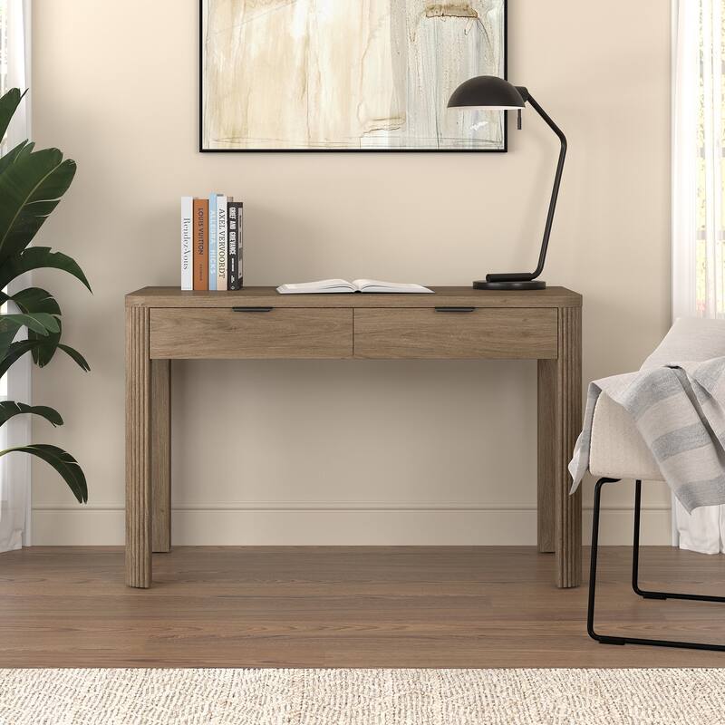 Lonsdale 48" Wide Rectangular Fluted Desk