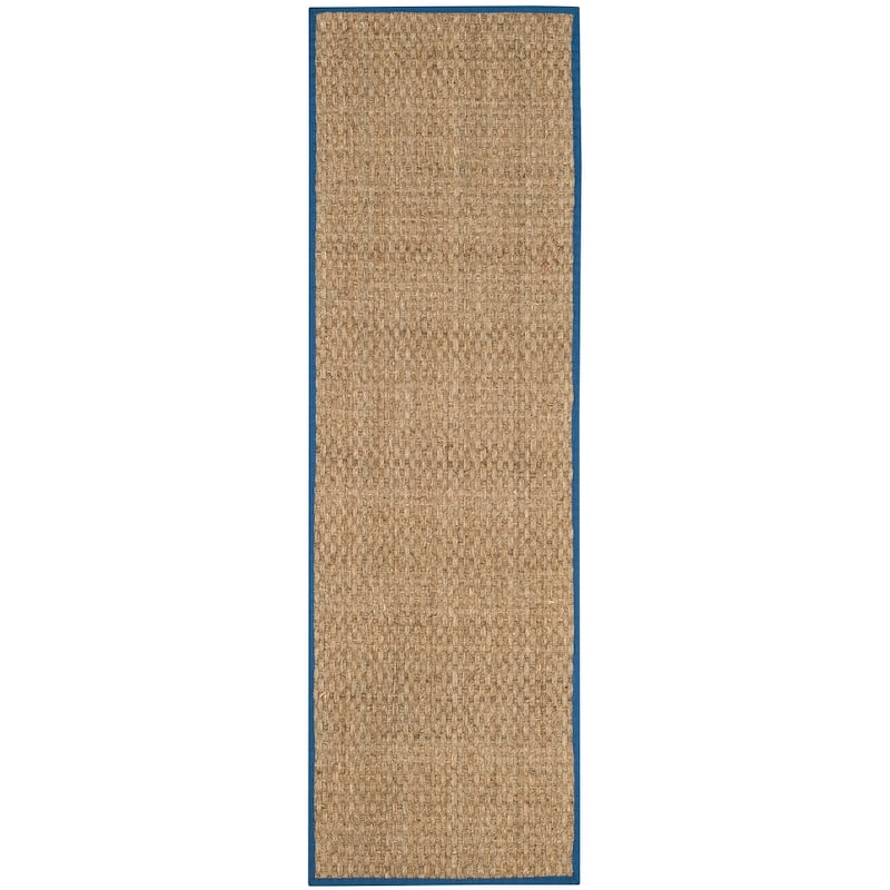 SAFAVIEH Natural Fiber Marina Basketweave Seagrass Rug