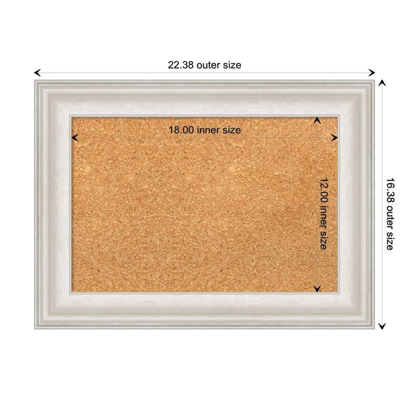 Trio Framed Cork Bulletin Memo Board