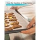 preview thumbnail 2 of 5, BLACK+DECKER 3-Piece Carbon Steel Baking Sheet Set, Includes 13”, 15”, 17” Cookie Sheets for Baking