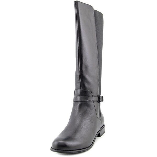 Giani Bernini Zayla Round Toe Leather Knee High Boot