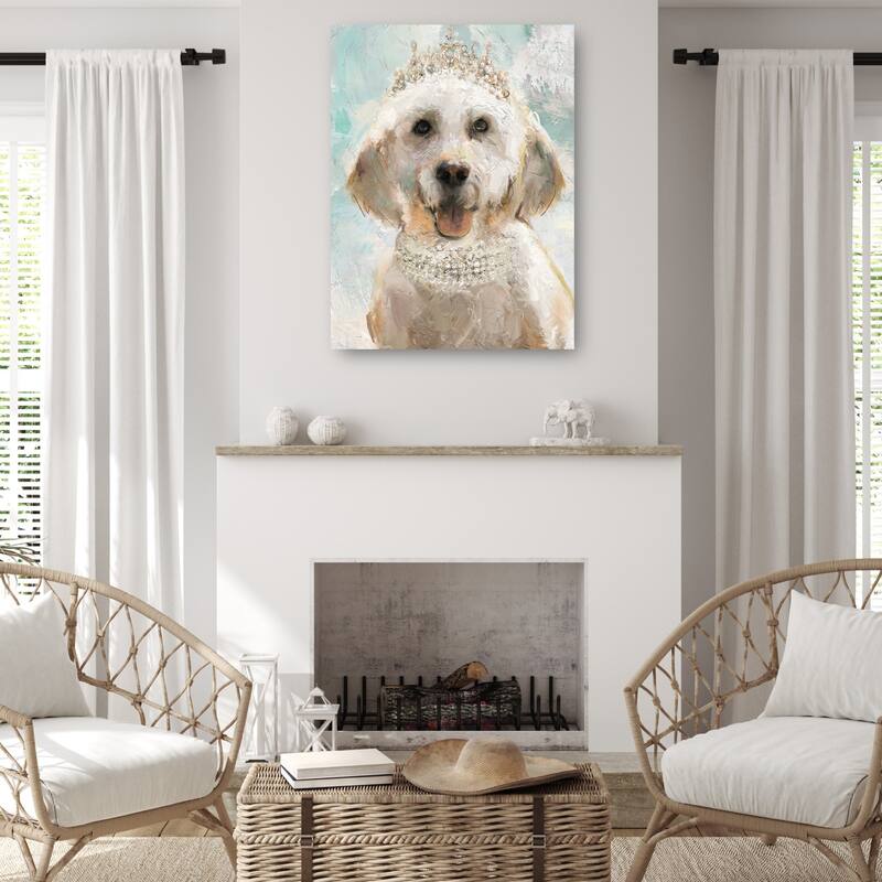 Doggie Divas I By Studio Arts Canvas Art Print